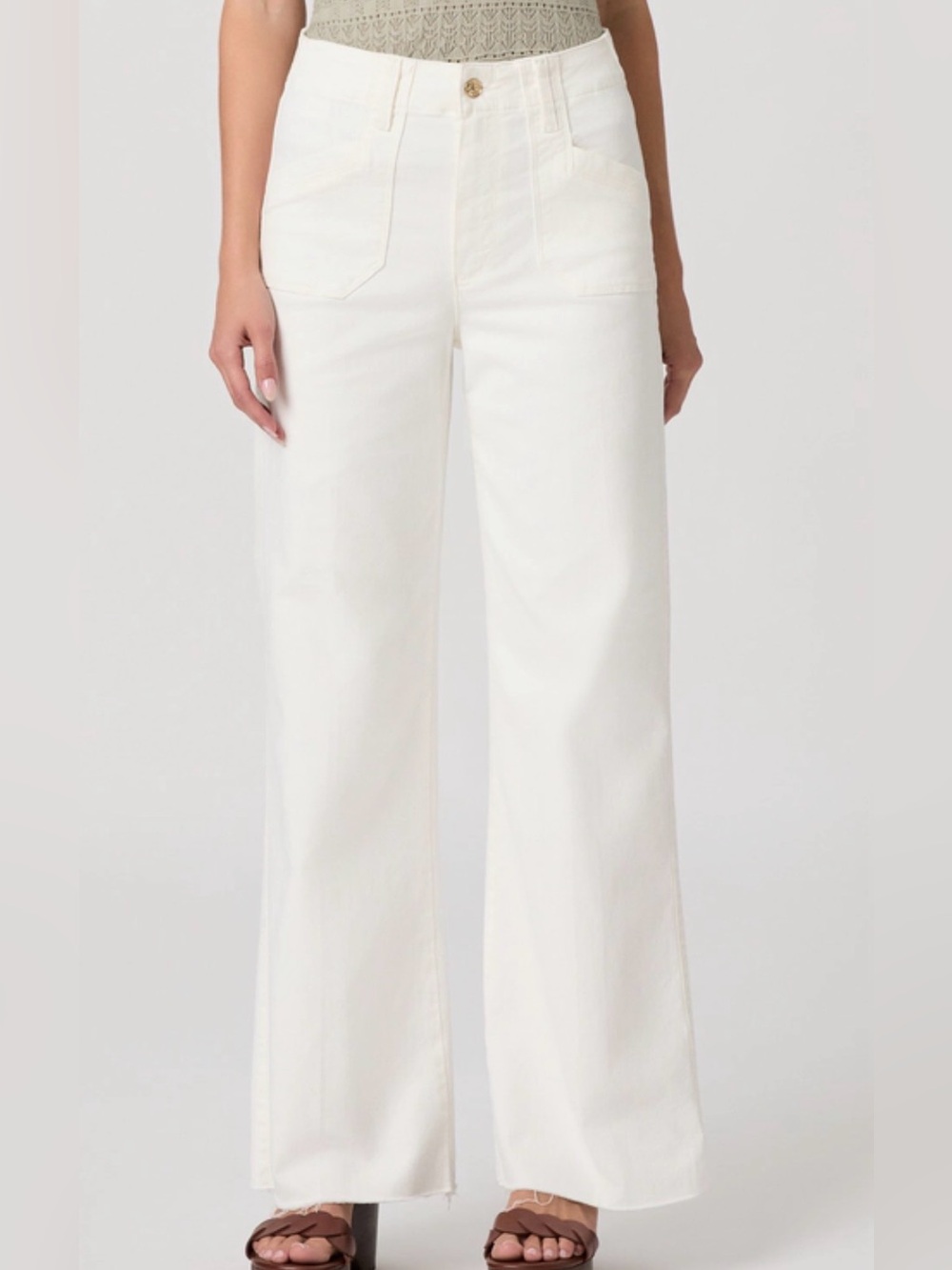 PAIGE Anessa Wide Leg Jeans